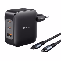 Intenso | KIT Cargador GaN W100ACC + Cable USB-C