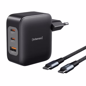 Intenso | KIT Cargador GaN W100ACC + Cable USB-C