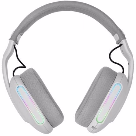 auriculares gaming inalámbricos/micrófono mars gaming mhwpro bluetooth blancos
