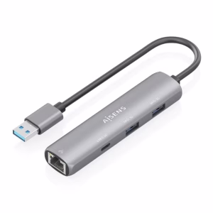 Aisens USB-A 3.0 Dock a RJ45 Hub 1xUSB-C 2xUSB-A
