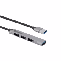 Coolbox HUB4 Lite USB-C/A 4 Puertos Aluminio