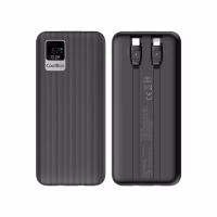 Coolbox PowerBank DP10 10000MAH LCD Negro Carg Ráp