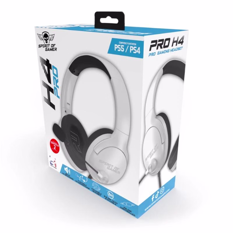 Spirit of Gamer Auricular Pro H4 Blanco - Imagen 2