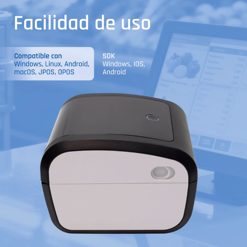 iggual impresora etiquetas envíos 4x6 usb+bluetooth