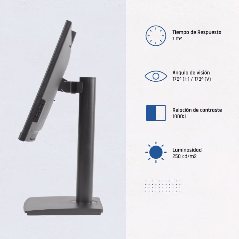iggual Monitor 24" 120Hz 1ms HDMI VGA MM AA webcam - Imagen 3