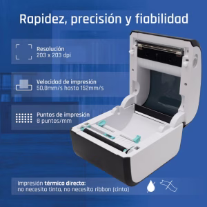 iggual Impresora etiquetas envíos 4X6 USB+Bluetooth