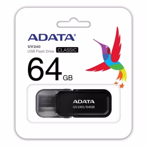 adata lapiz usb uv240 64gb usb 2.0 negro