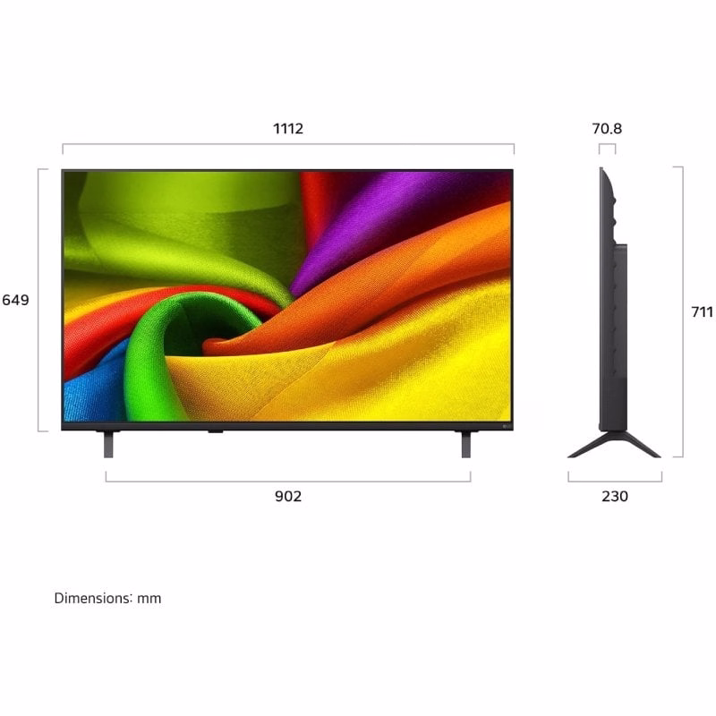 lg 50nu850b6la tv 50" nano 4k uhd stv usb hdmi bth