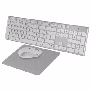 Tacens 3EN1 Teclado+Ratón+Alfom Inalámbrico Blanco