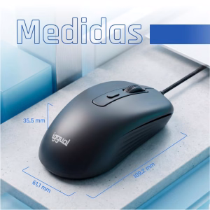 iggual Ratón USB OFFICE-ESSENTIAL-4D 2400DPI