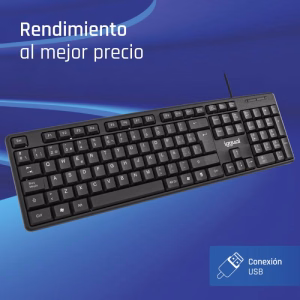 iggual Teclado USB estándar CK-STANDARD-105T negro