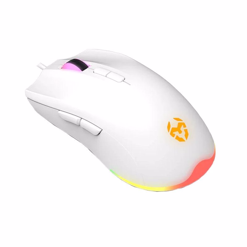 KROM KENTA PC Combo Teclado + Raton + Auriculares Gaming 4 en 1 RGB Blanco - Imagen 4