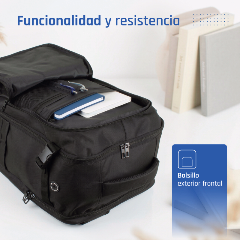 iggual mochila portátil 15.6" 17" voyage pro tech