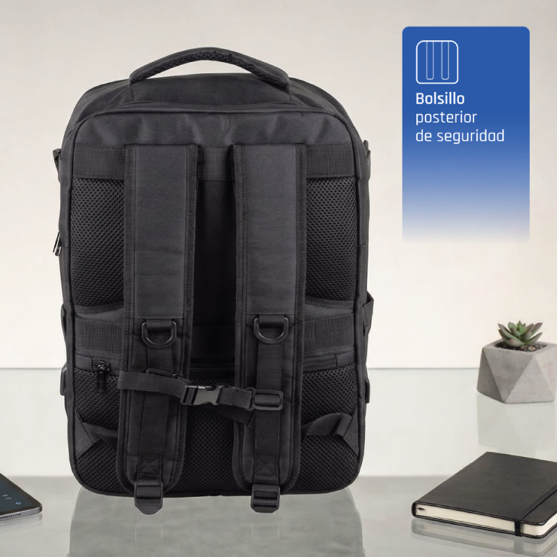 iggual mochila portátil 15.6" 17" voyage pro tech